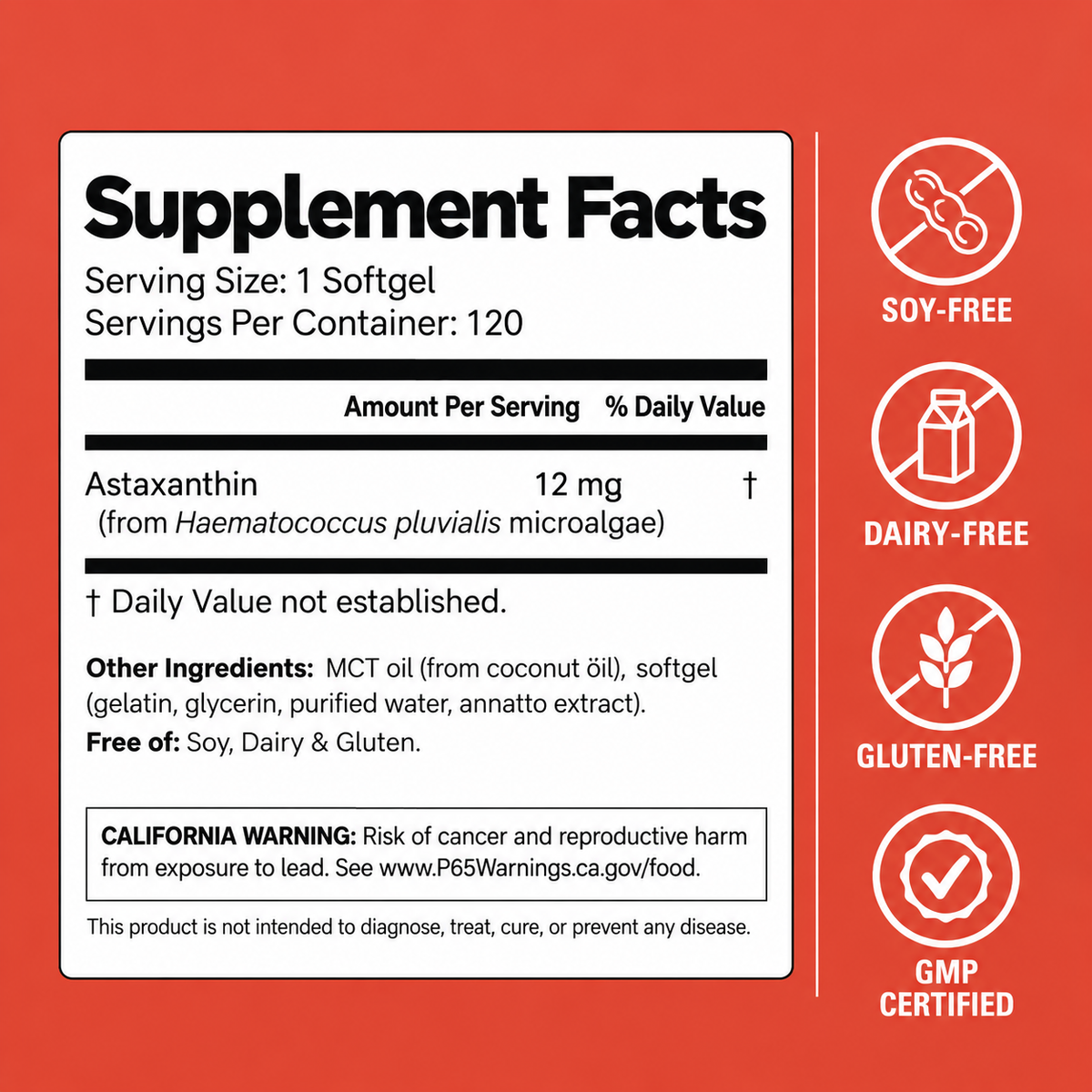 Astaxanthin Softgels